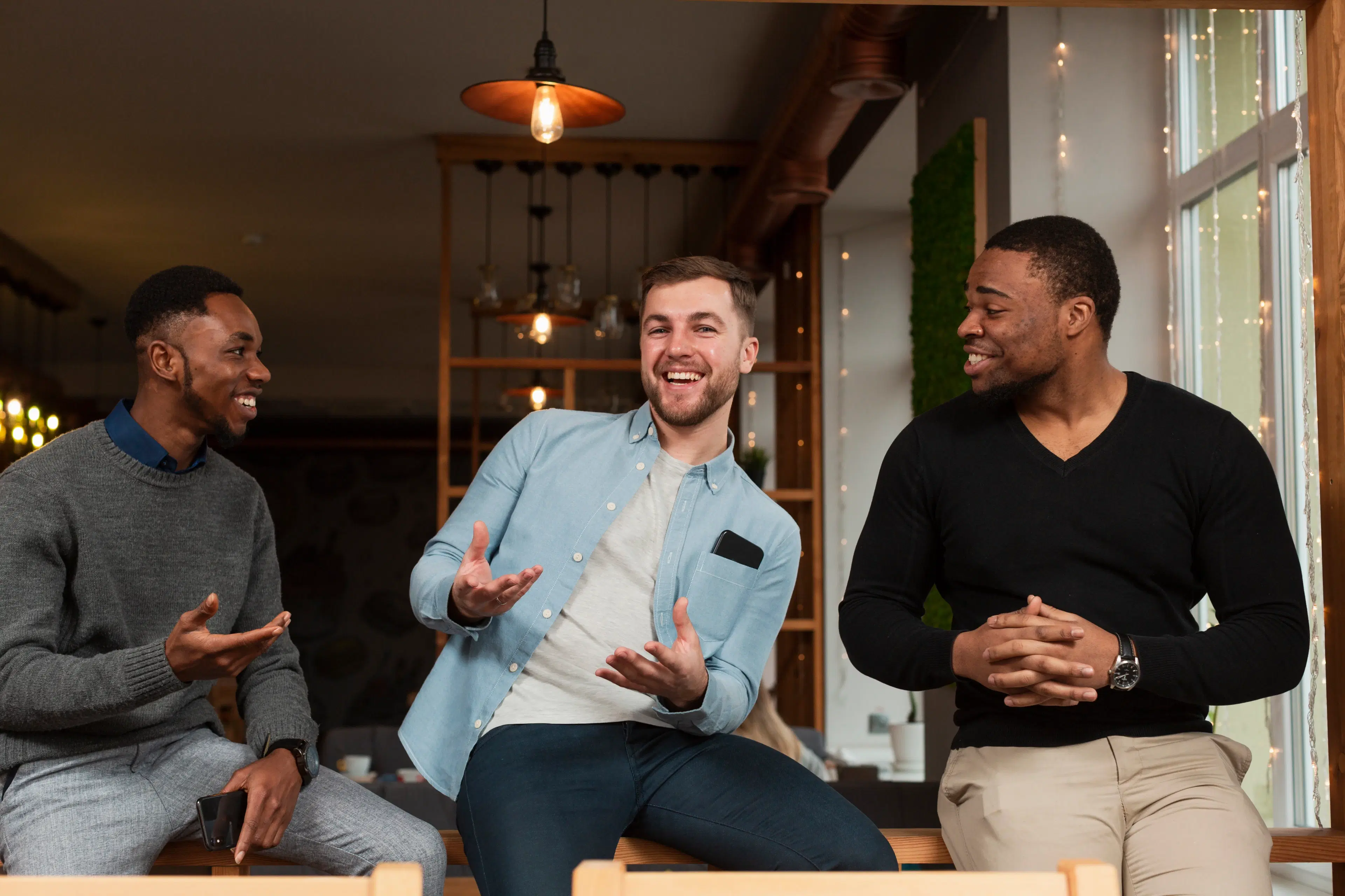 Team members collaborating - part 1